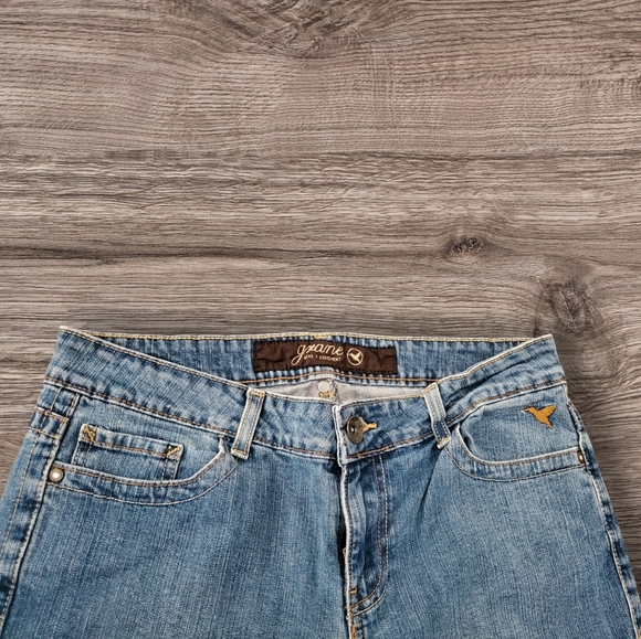 JANE - Flare Blue Jeans JR SIZE 11 - Picture 3 of 10